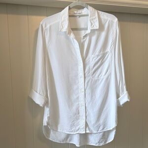 Bella Dahl Brand Women’s White Button-Up Shirt